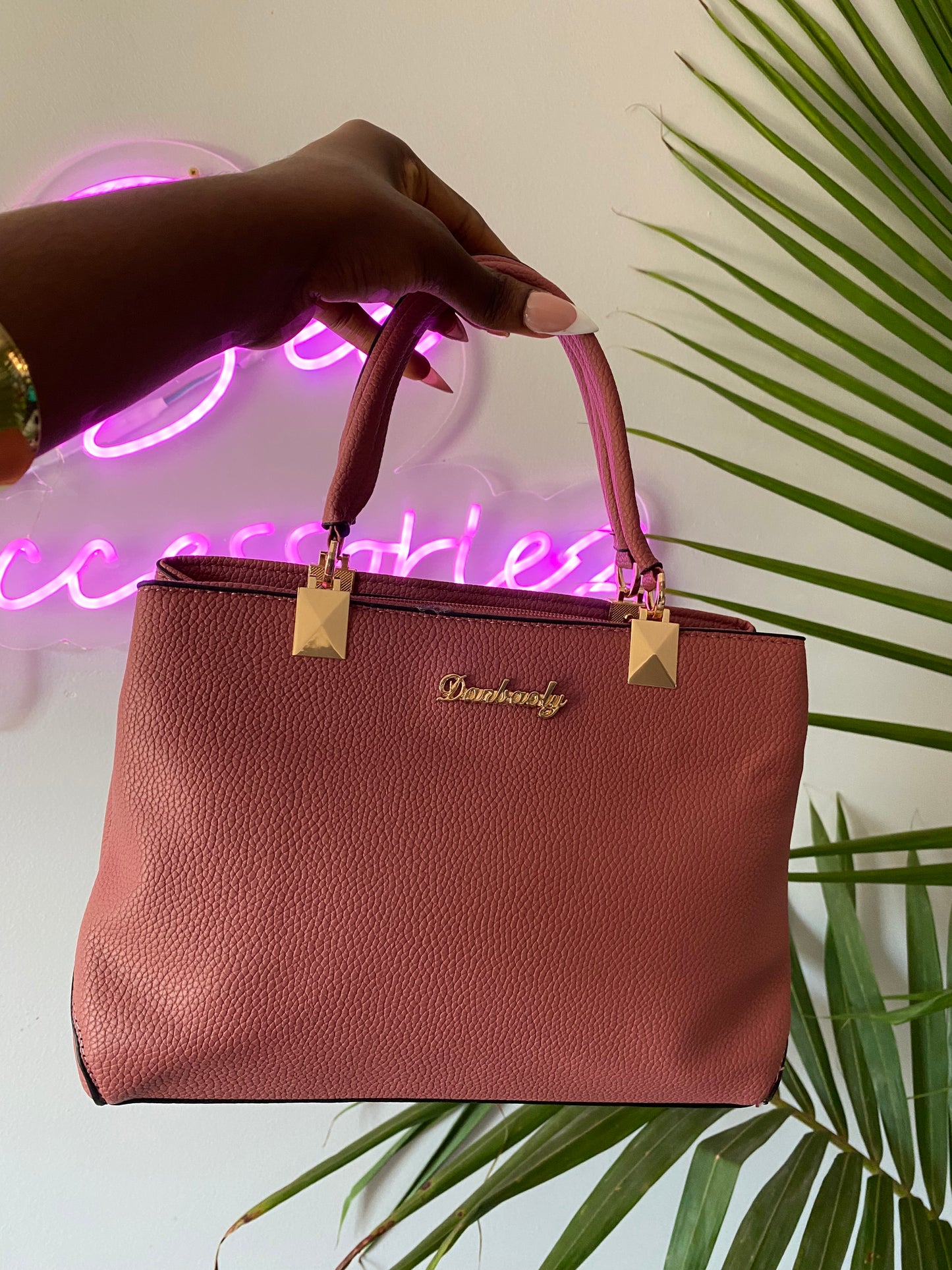 Consider This Faux Suede Shoulder Bag