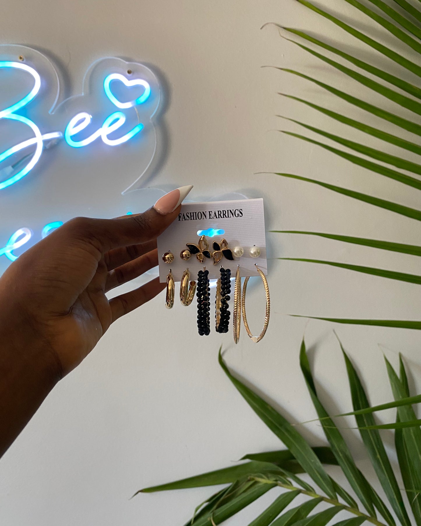 Baby Girl Hoops Earrings Set