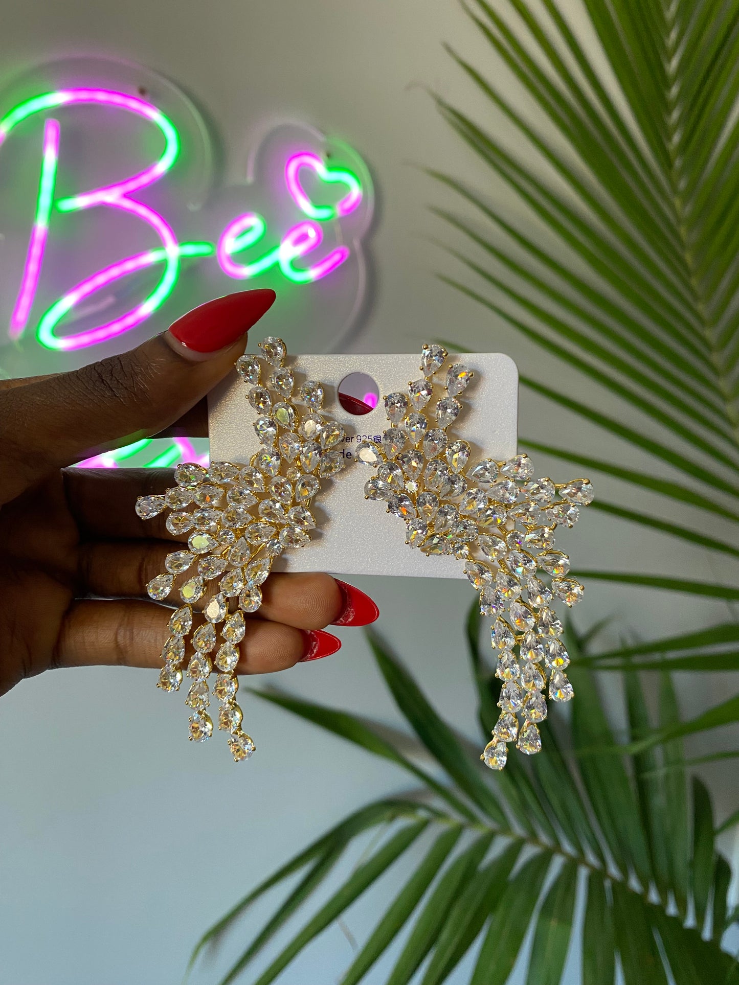 Luxe Raindrop Dangles Earrings