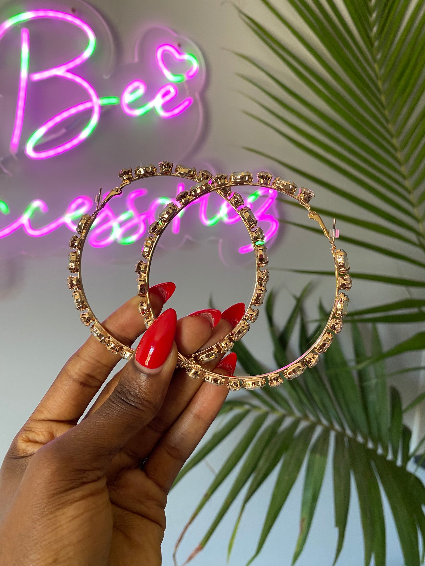 Honeyblush Hoops Earrings