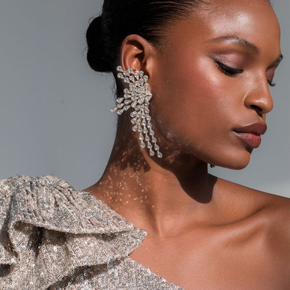 Luxe Raindrop Dangles Earrings