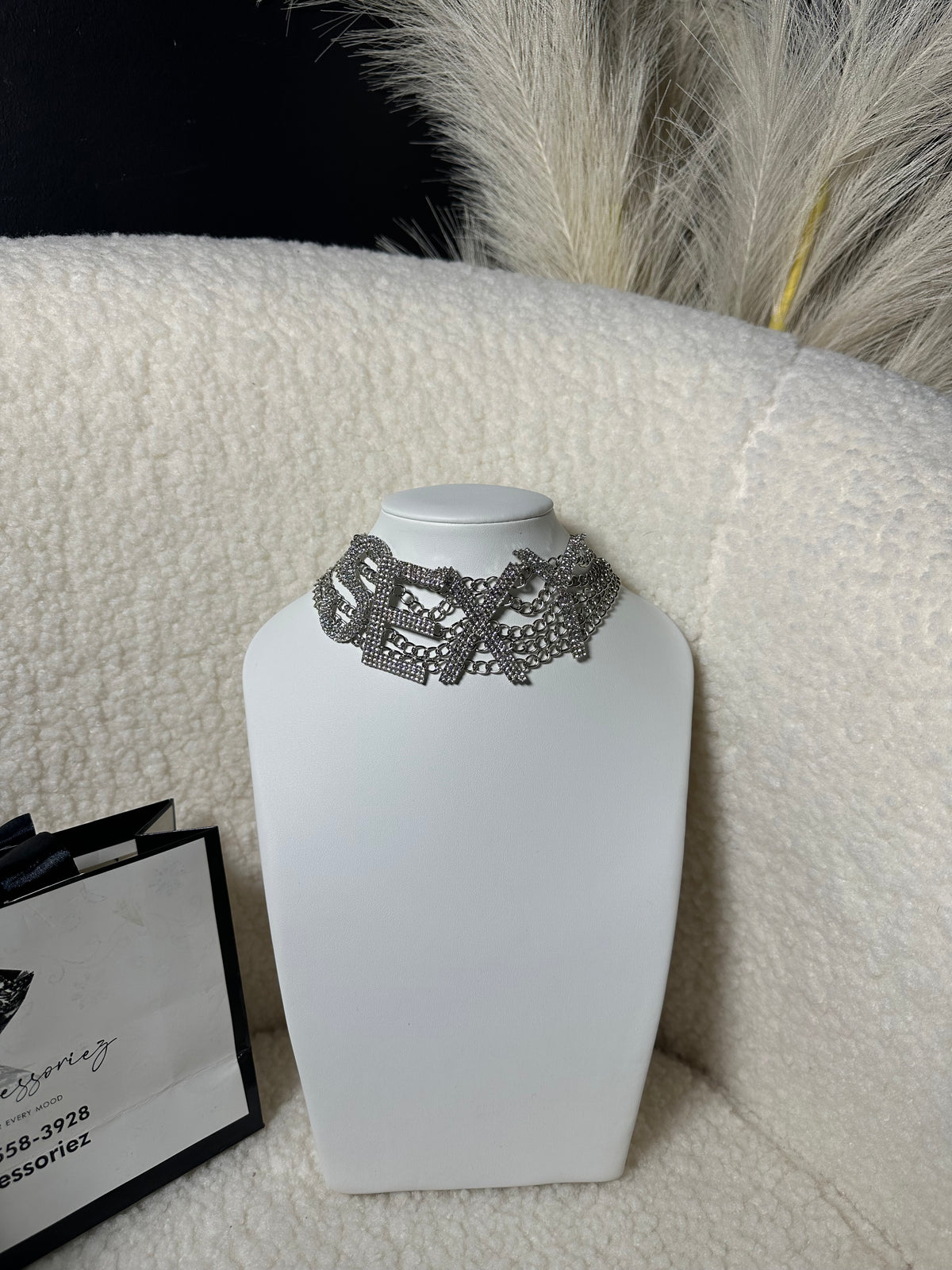 Statement Rhinestone Choker