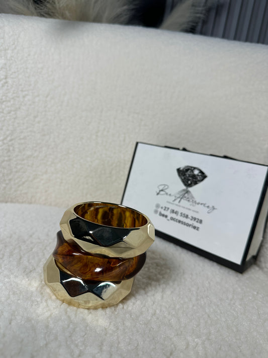 3-Piece Statement Bangle Set