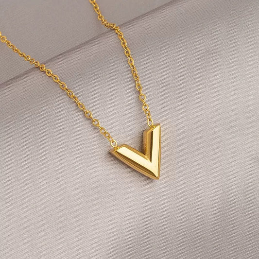 V necklace
