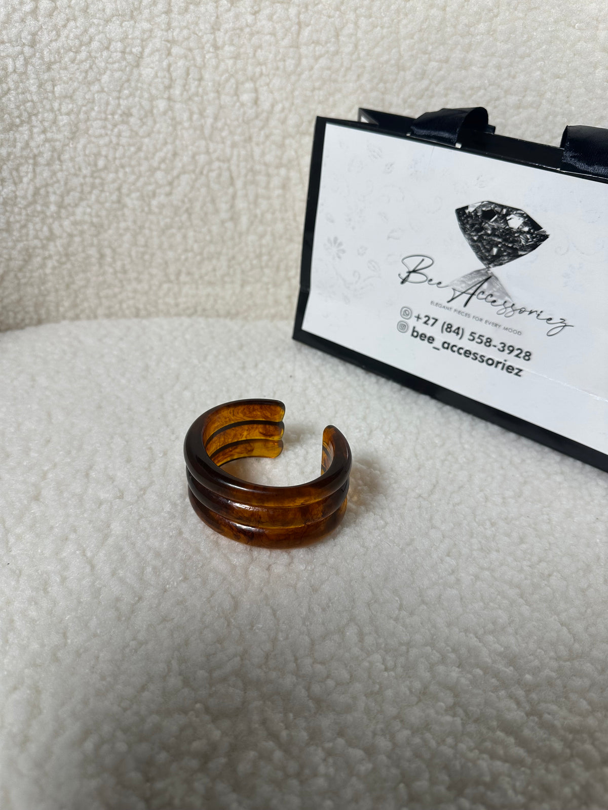 Tortoiseshell Cuff Bracelet