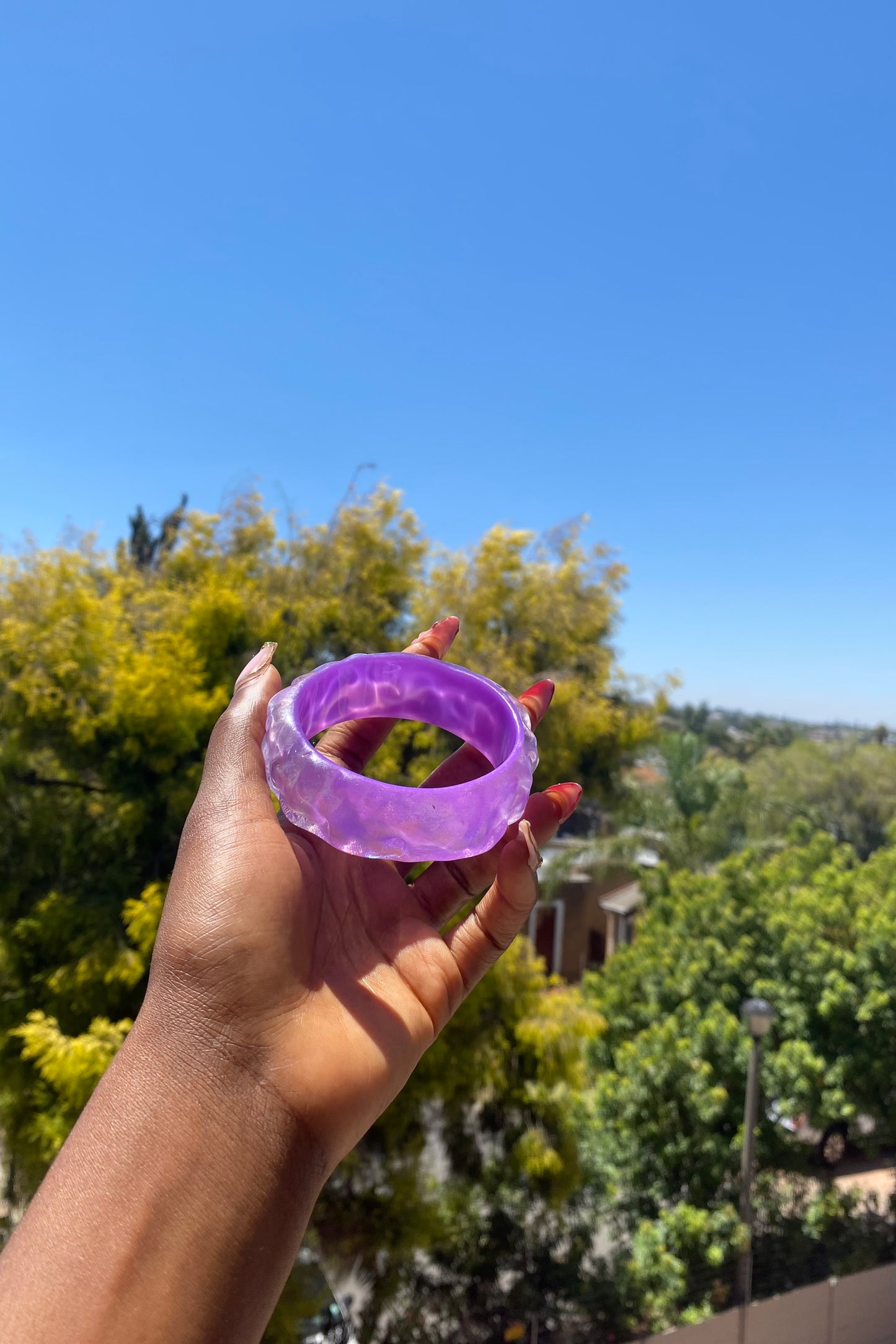 Purple bangles