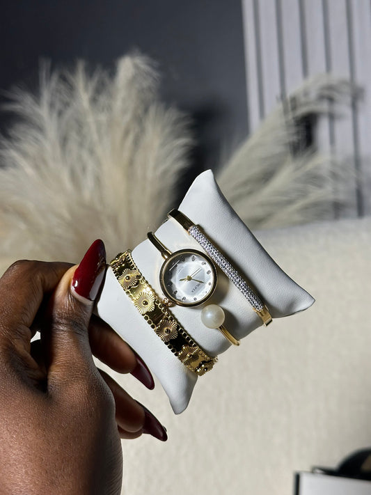 Pearl Elegance Watch Set