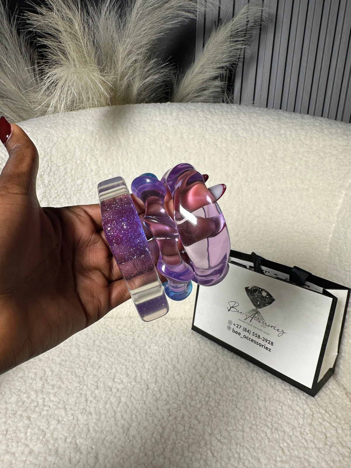 Purple bangles