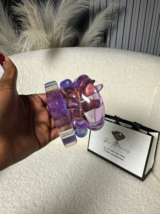 Purple bangles