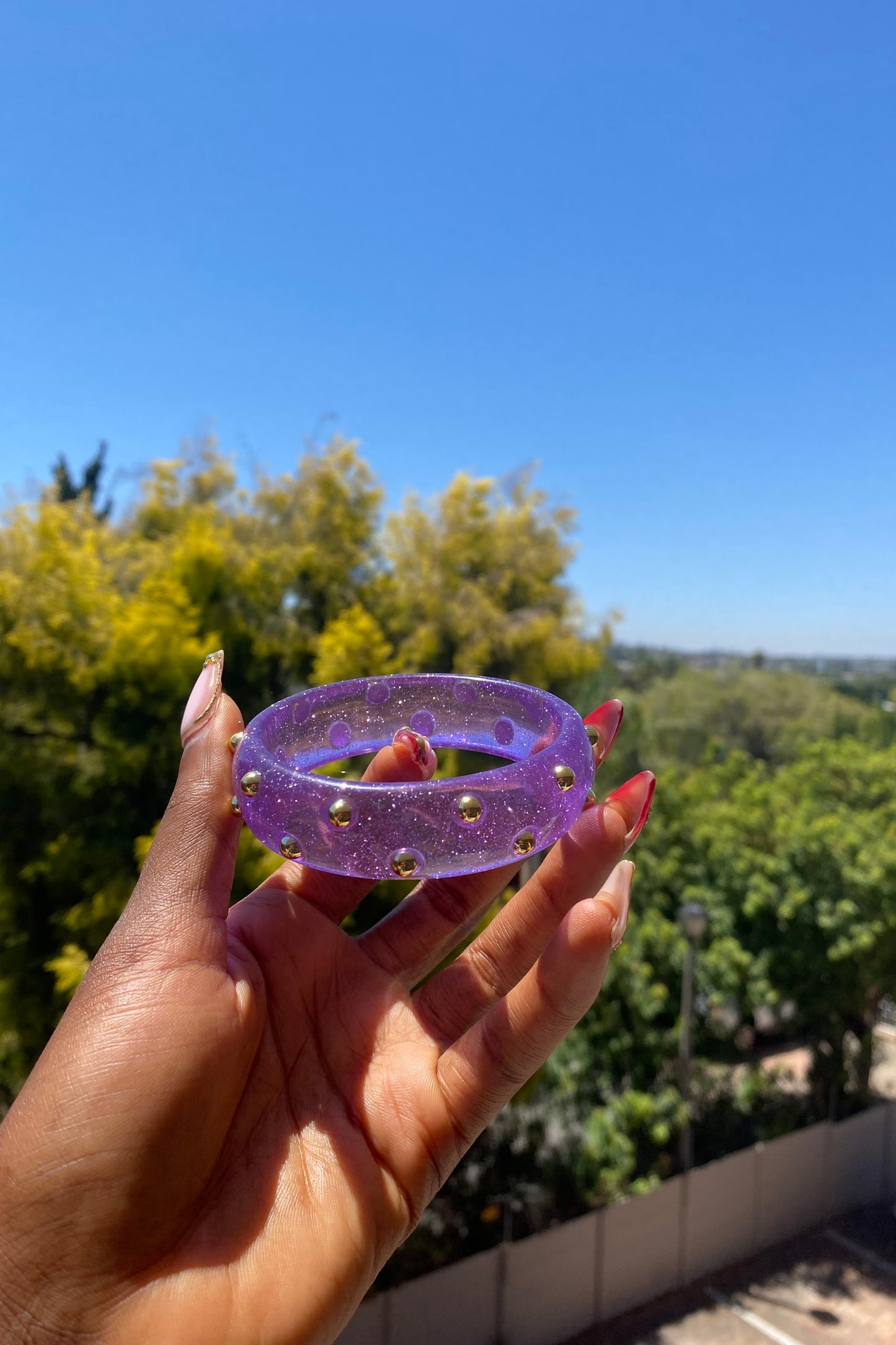 Purple bangles