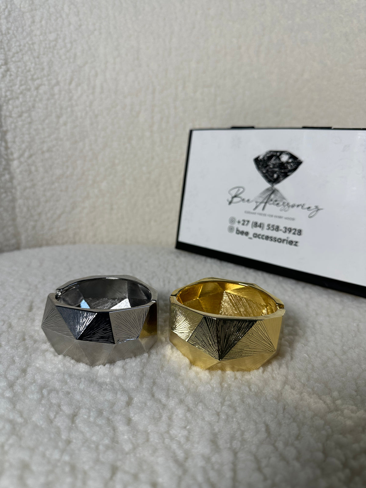 Geometric Statement Bangle