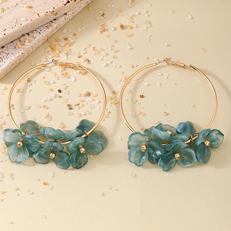 Orbit Shine Drop Earrings