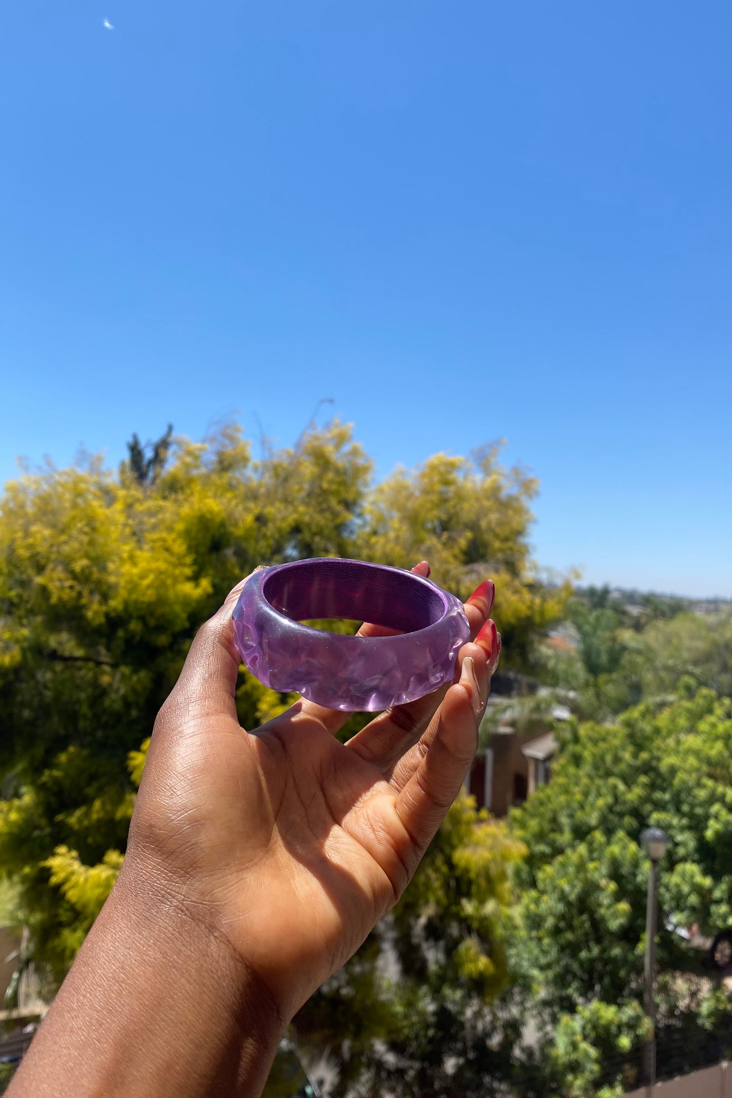 Purple bangles