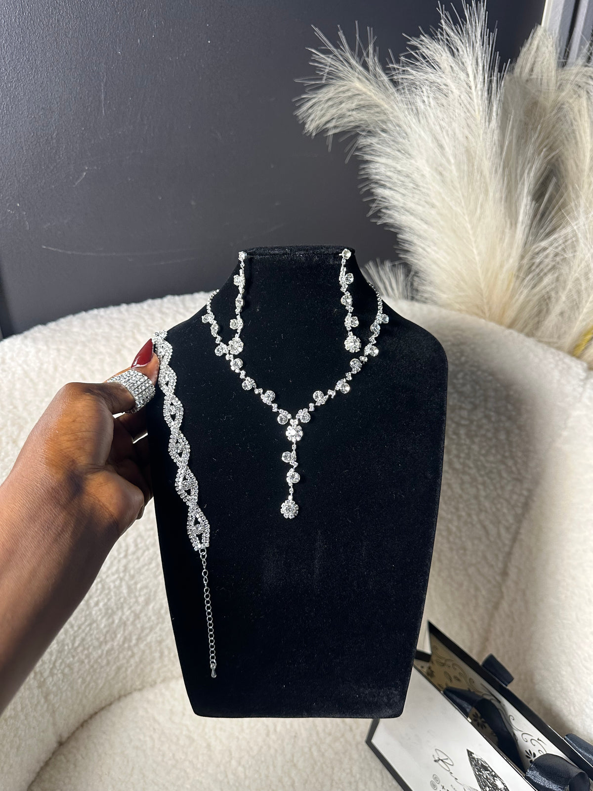 Royal Cascade Crystal Jewelry Set