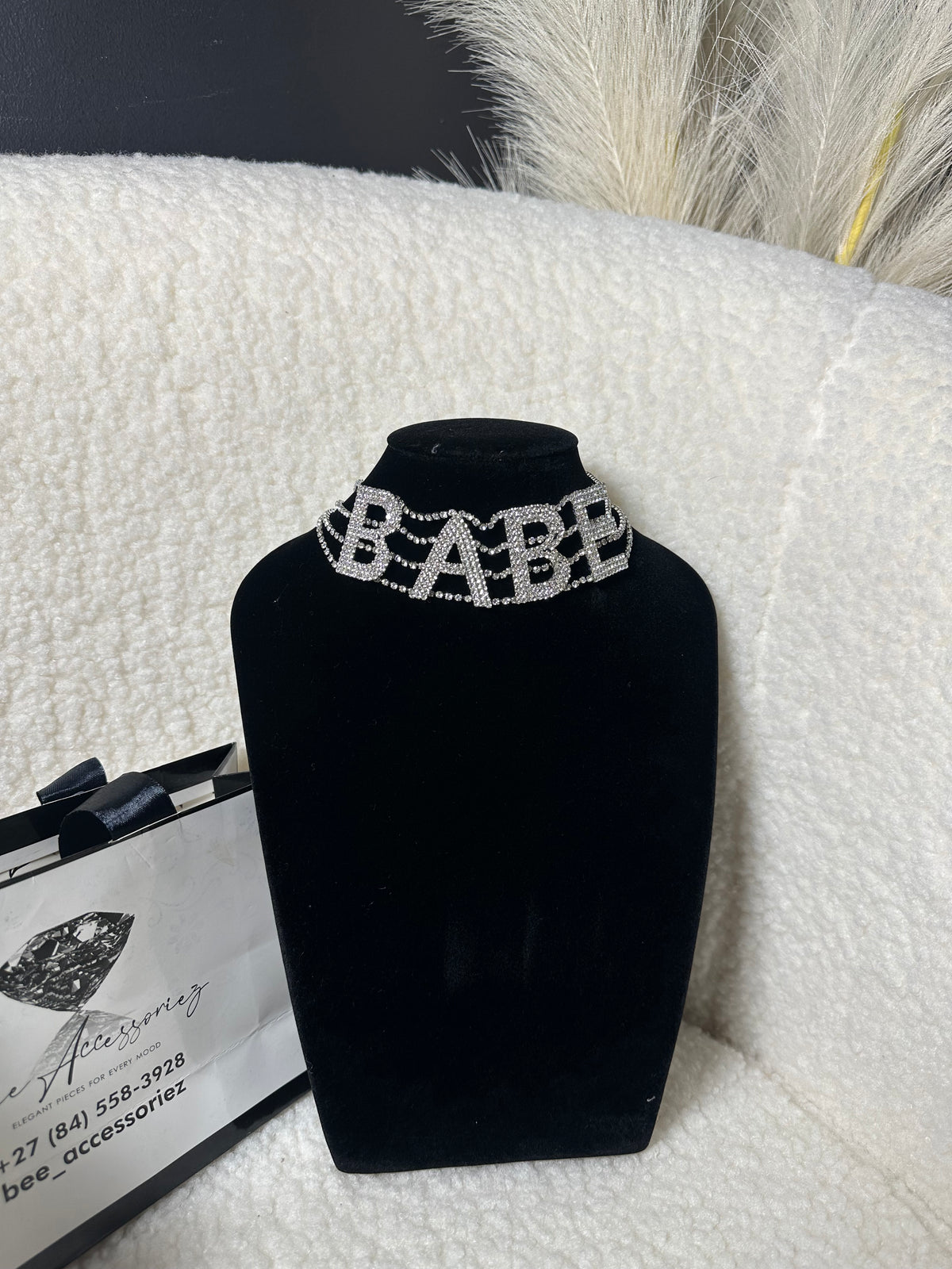 Statement Rhinestone Choker