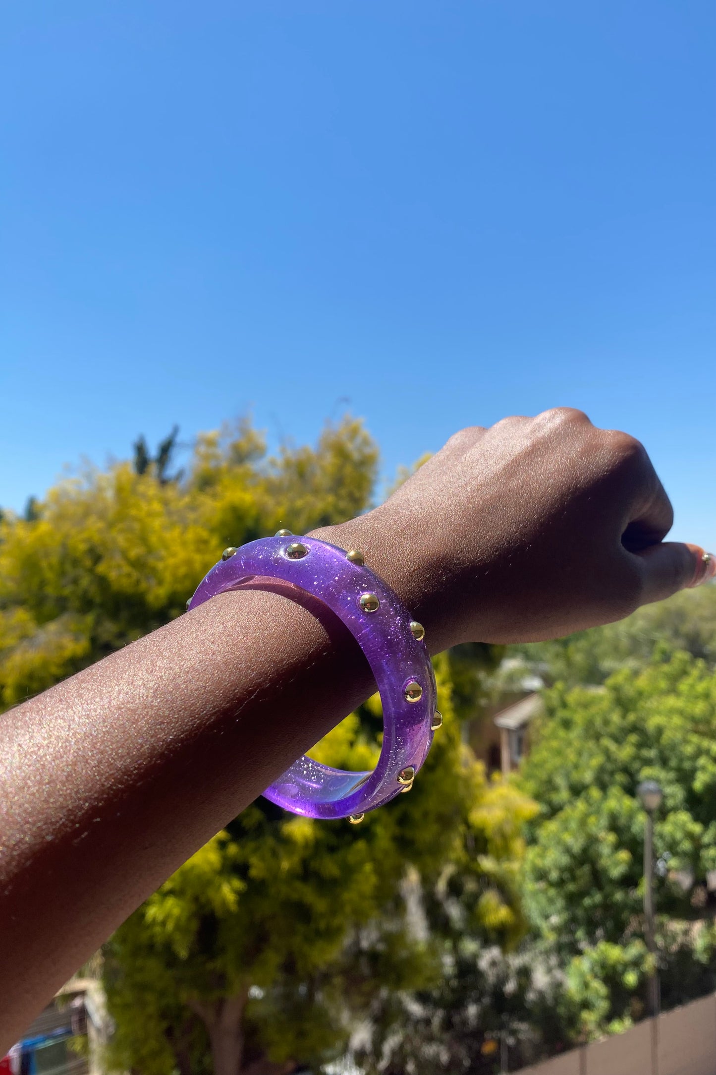 Purple bangles