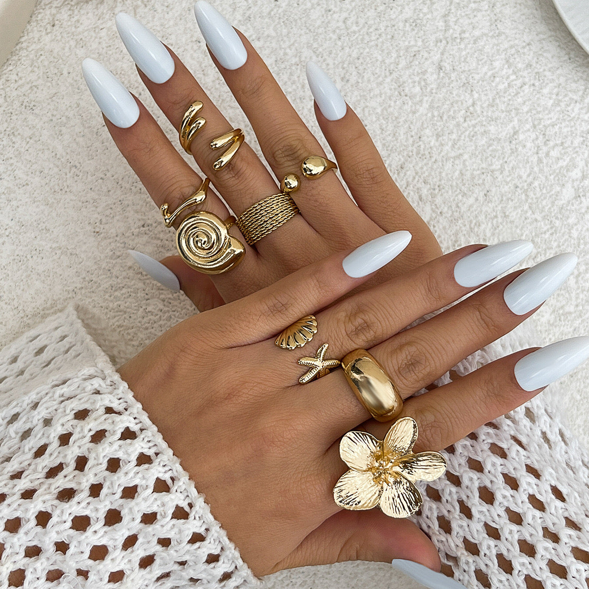 Take me Dancing 9 pieces Ring Set