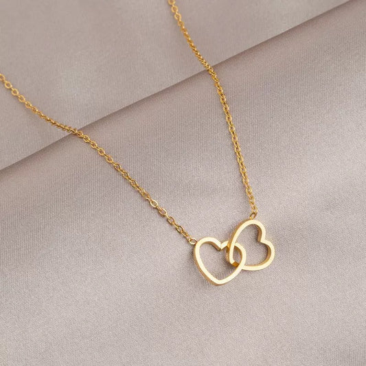 Cristal love necklace