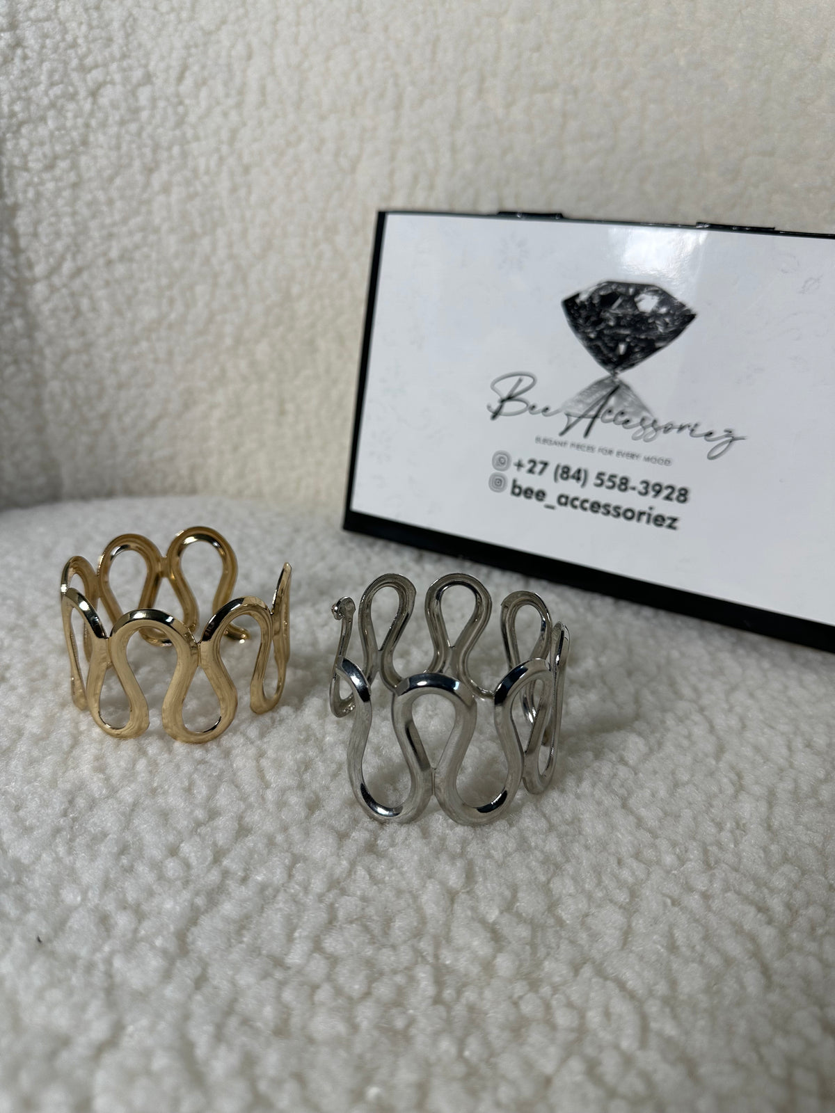 Loop Statement Cuff Bracelet