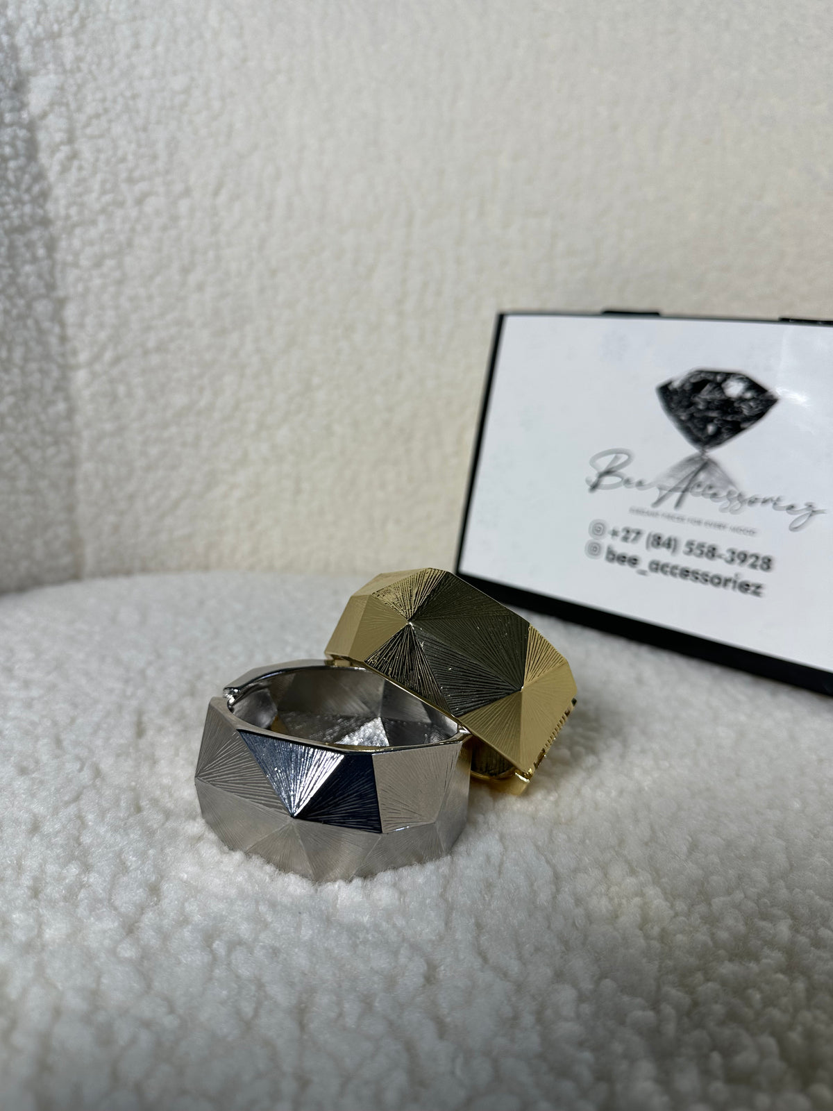 Geometric Statement Bangle