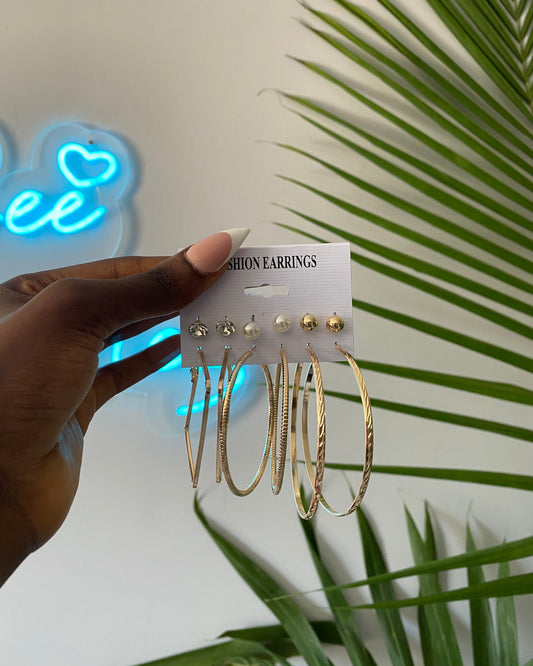 Make A Statements Gold Hoops
