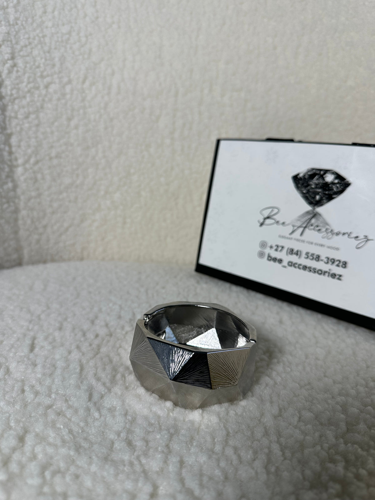 Geometric Statement Bangle