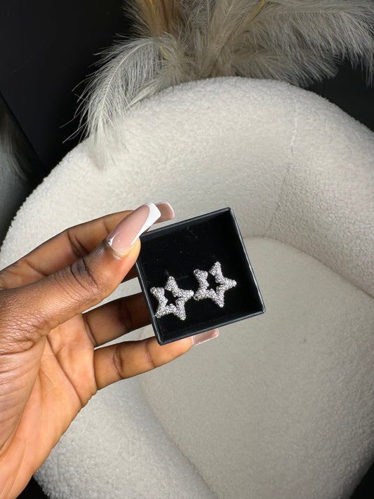 Crystal Star Earrings