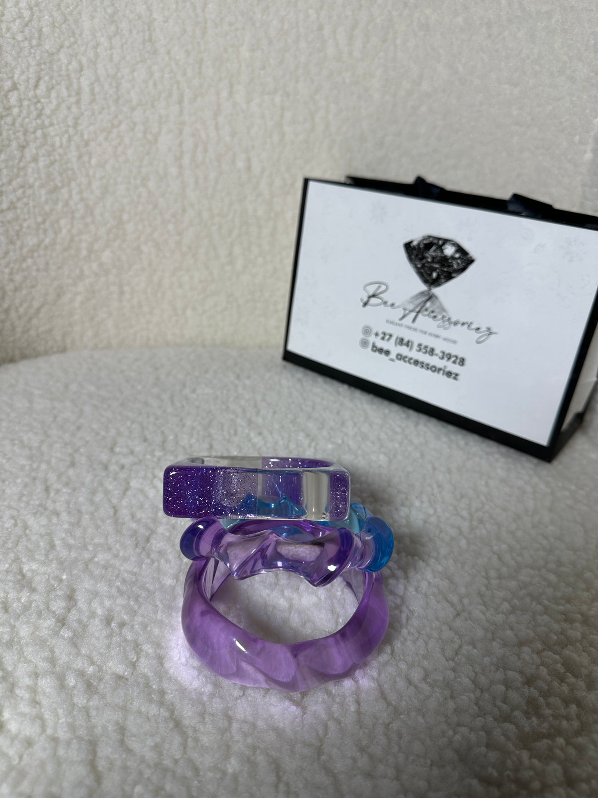 Purple bangles