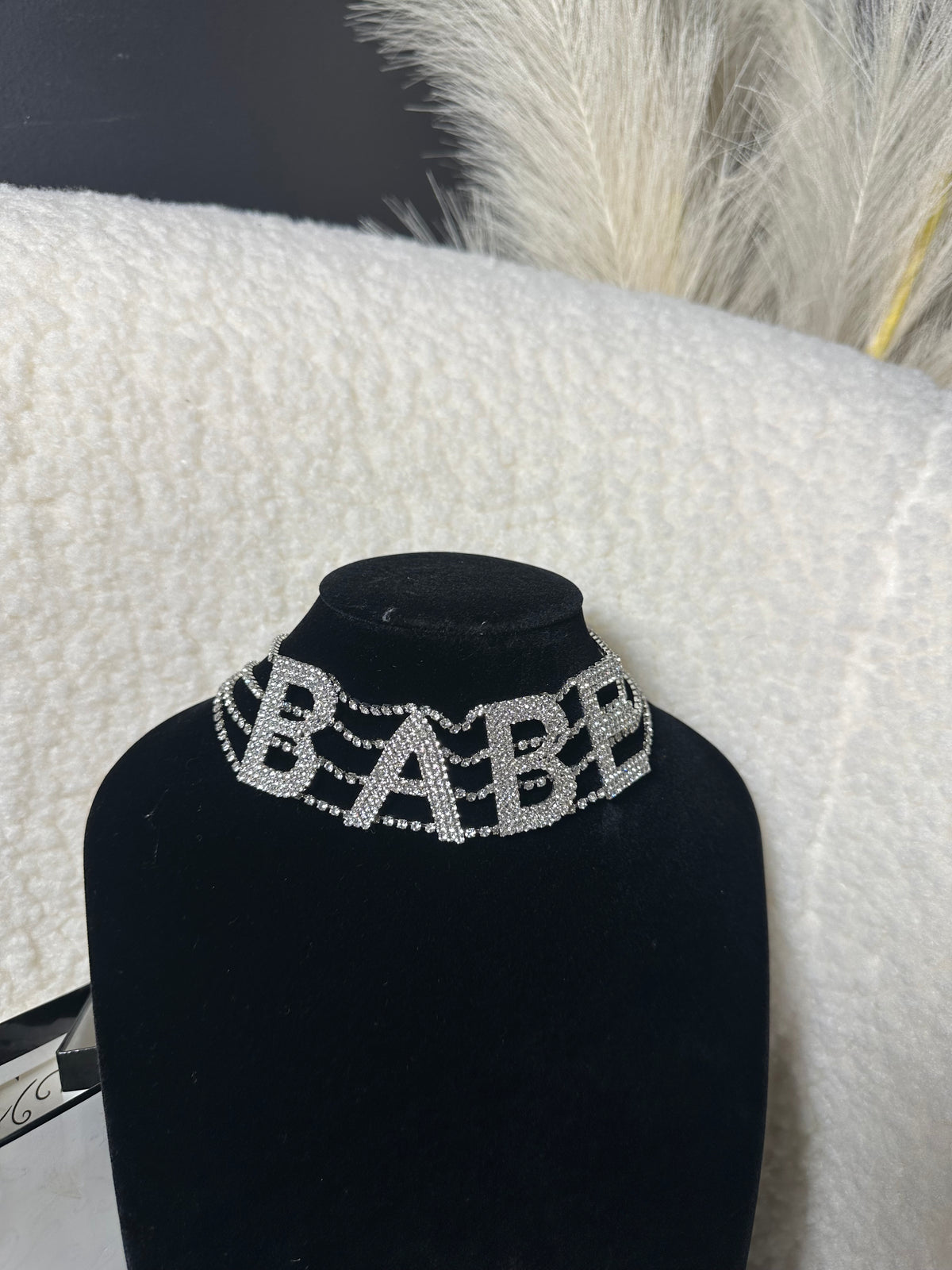 Statement Rhinestone Choker