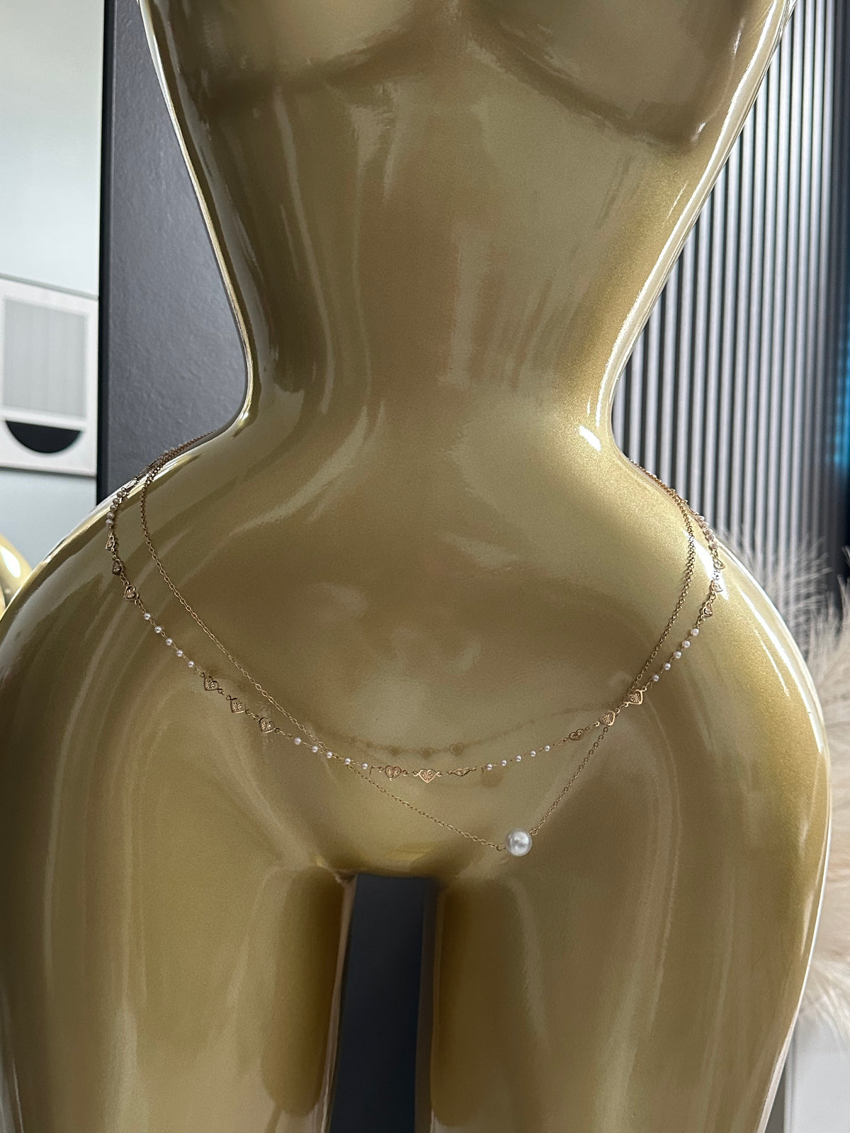 Sweetheart Layered Waist Chain