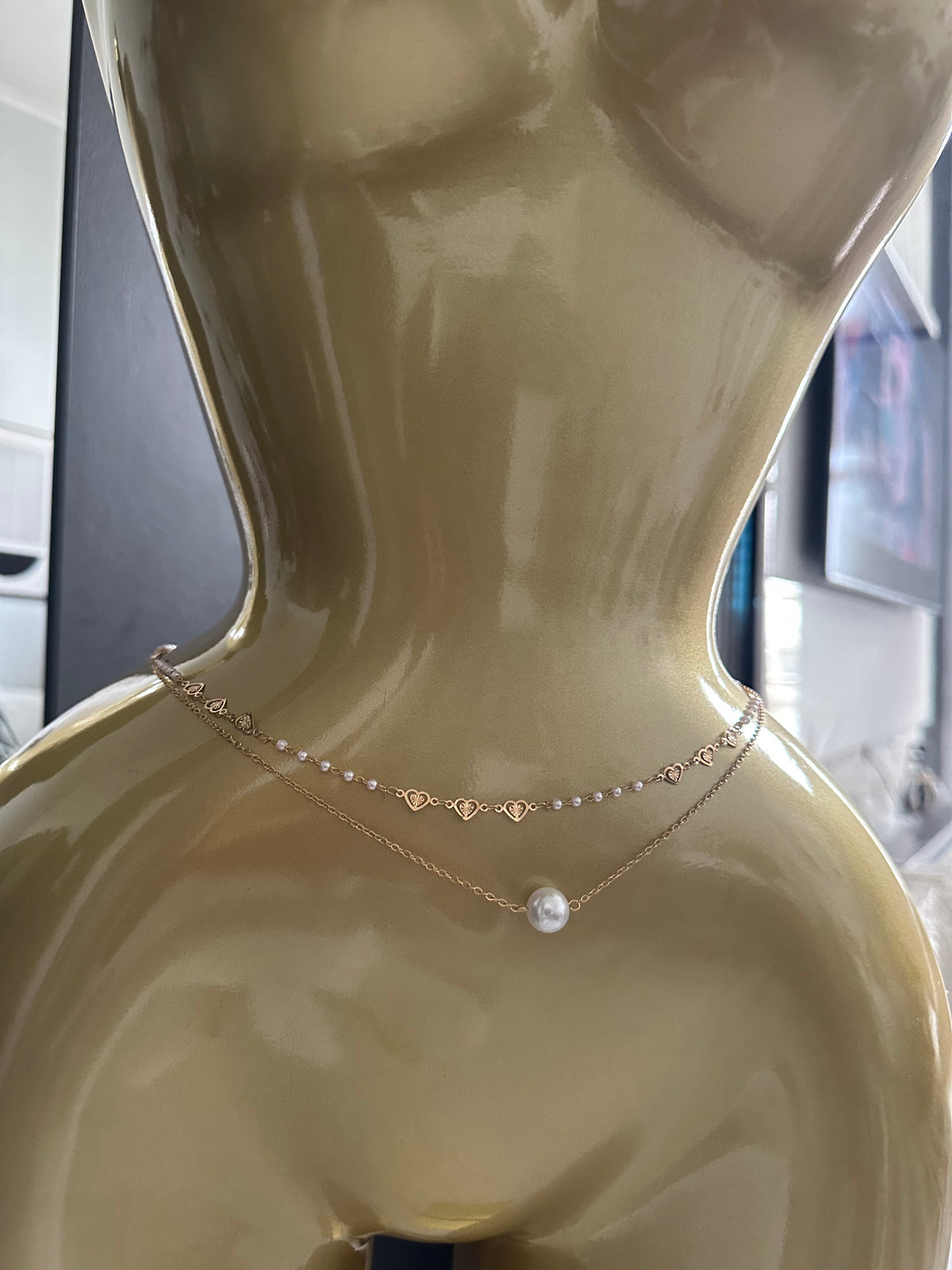 Sweetheart Layered Waist Chain