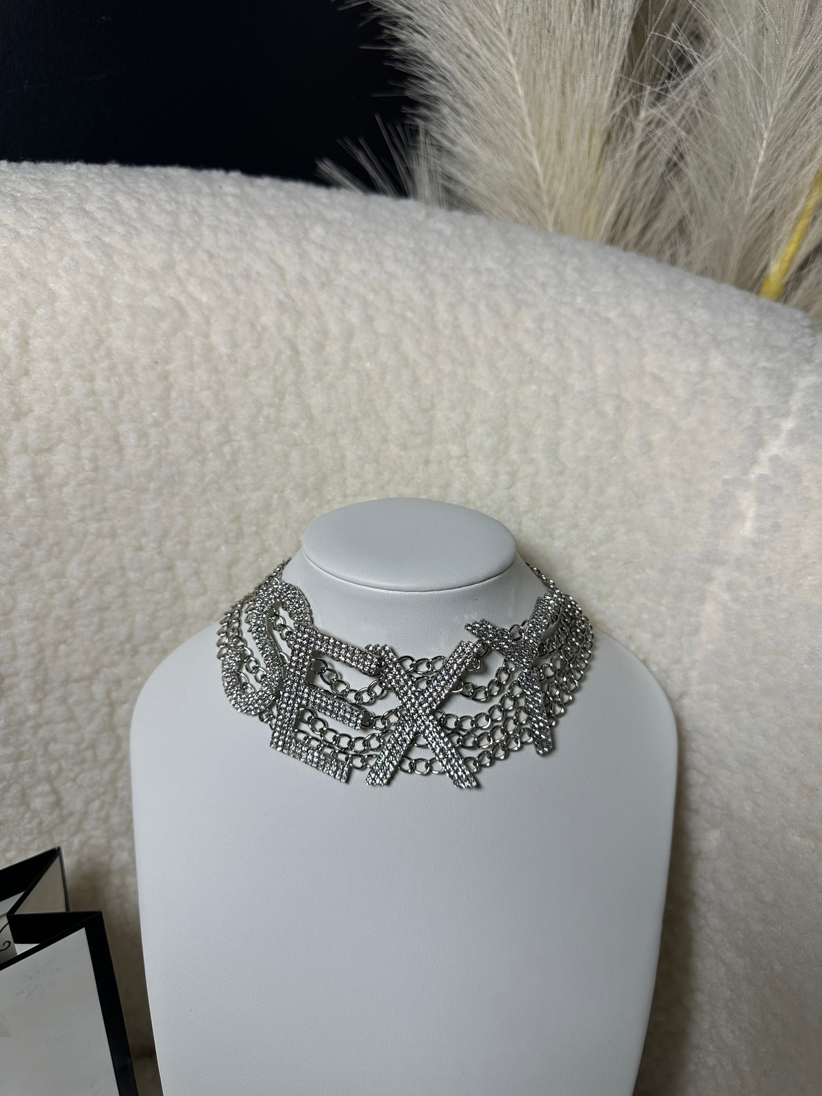 Statement Rhinestone Choker