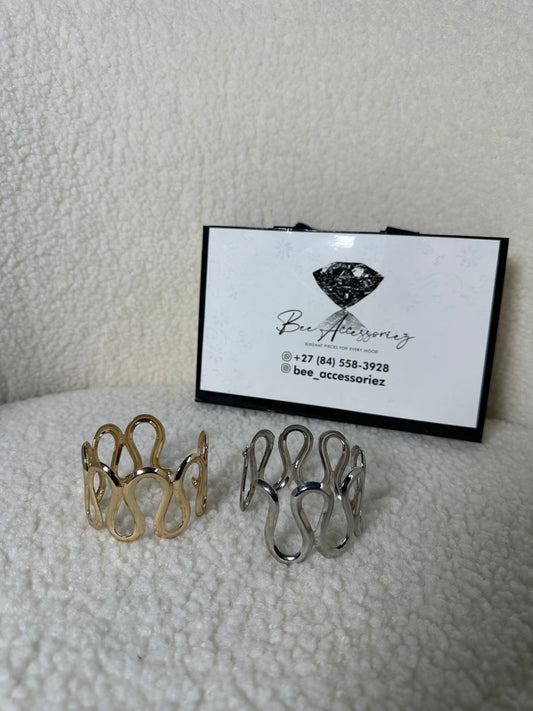 Loop Statement Cuff Bracelet