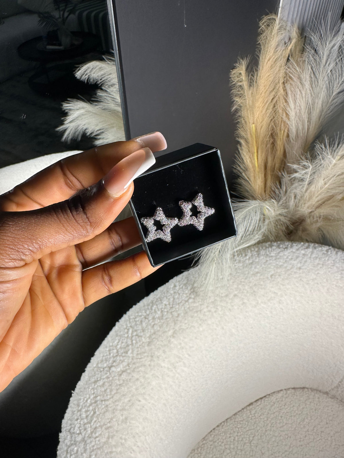 Crystal Star Earrings