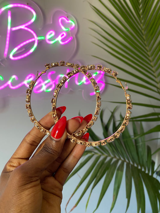 Honeyblush Hoops Earrings